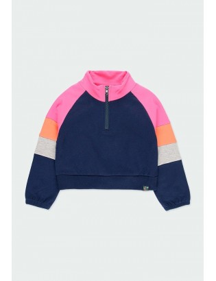 SWEAT MOLLETON AVEC BANDES