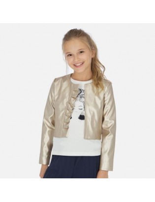 VESTE EN PEAU