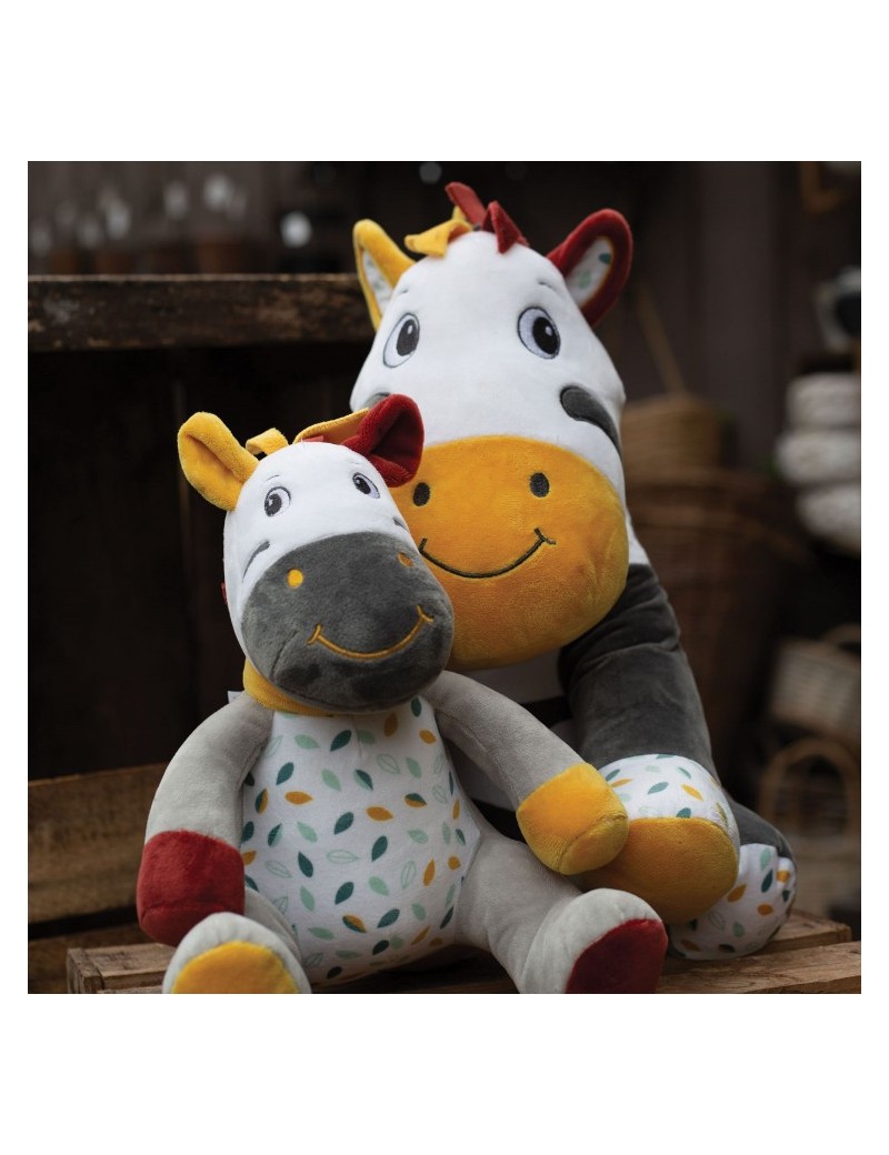 Peluche Zebra Otis Della Collezione All Creatures: Morbido Giocattolo Con Peso, Altezza 25 Cm, Fatto Educativo Incluso