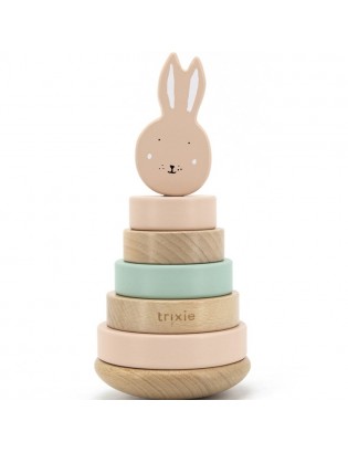 TOUR A EMPILER EN BOIS LAPIN