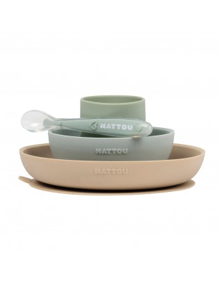 COFFRET REPAS SABLE/VERT
