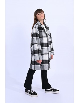MANTEAU A CARREAUX
