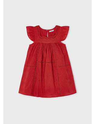 ROBE POPELINE BRODEE
