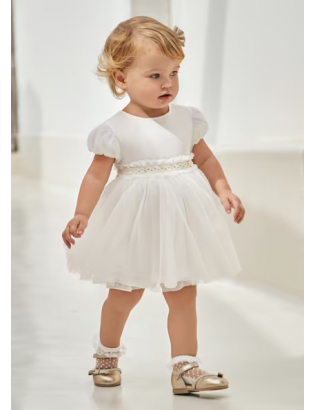 ROBE TULLE PLISSEE 